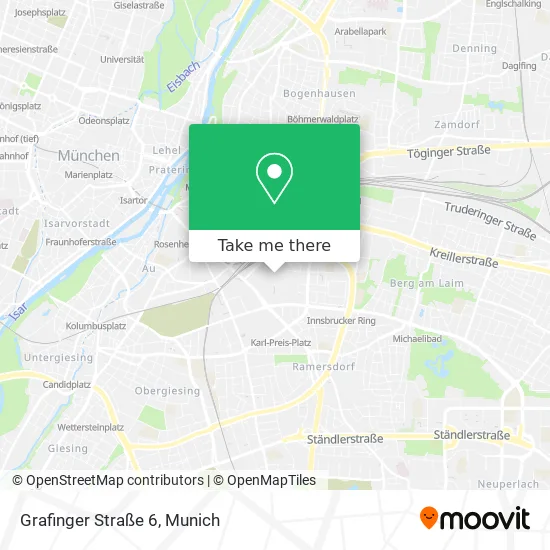 Карта Grafinger Straße 6
