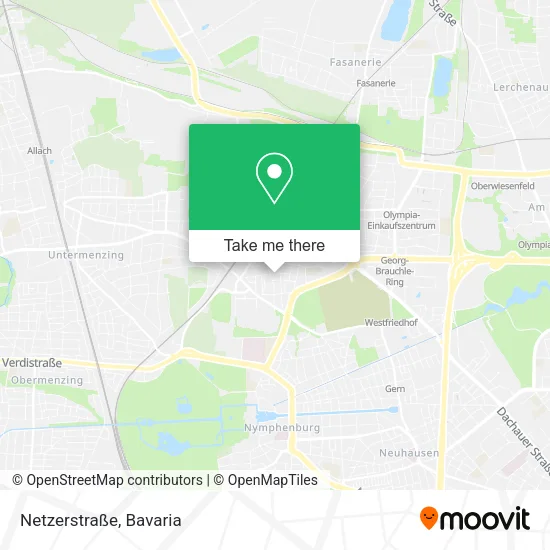 Карта Netzerstraße