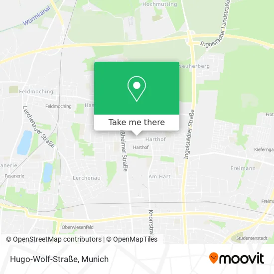 Карта Hugo-Wolf-Straße