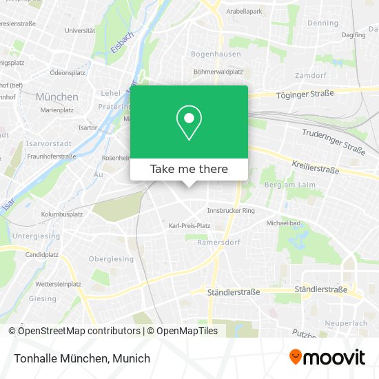 Карта Tonhalle München