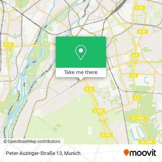 Карта Peter-Auzinger-Straße 13