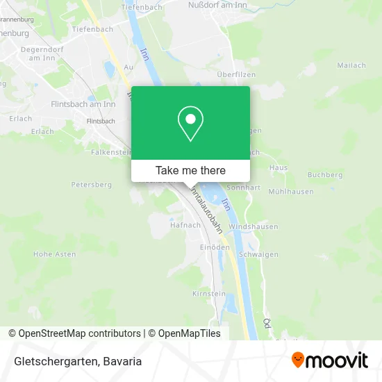 Gletschergarten map
