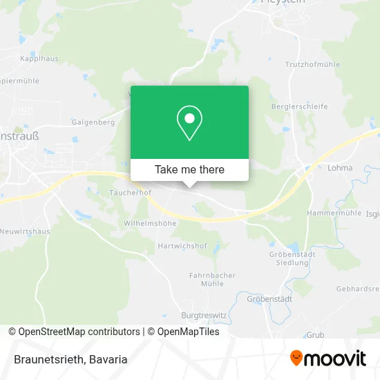 Braunetsrieth map