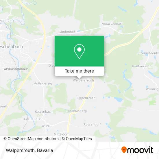 Walpersreuth map