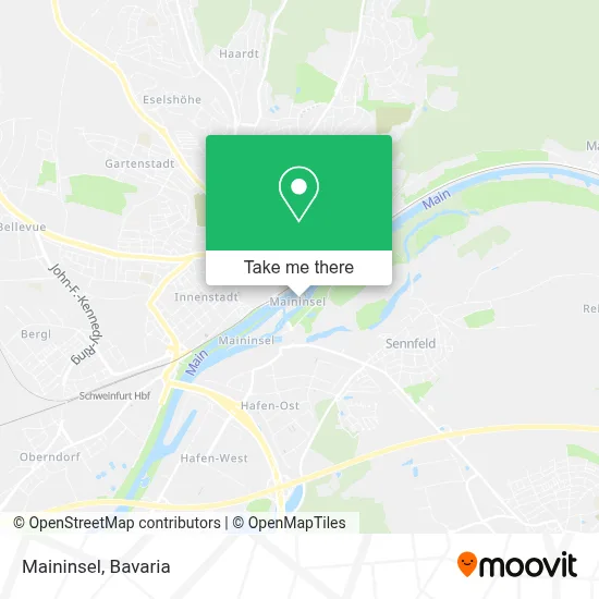 Maininsel map