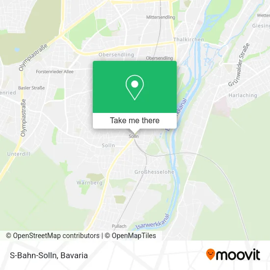 S-Bahn-Solln map