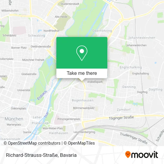 Карта Richard-Strauss-Straße
