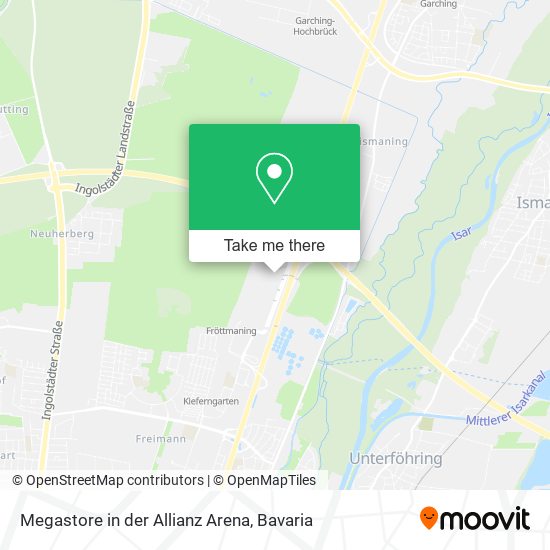 Megastore in der Allianz Arena map