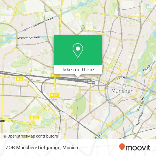 ZOB München-Tiefgarage map