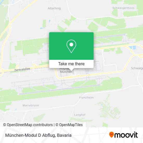 Карта München-Modul D Abflug
