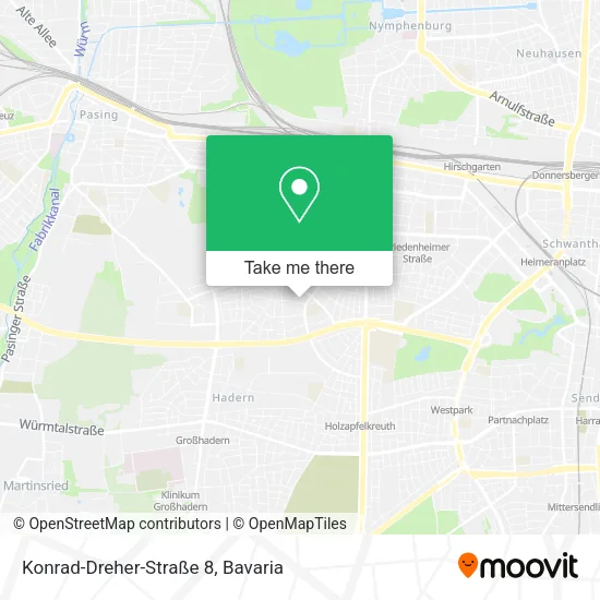 Карта Konrad-Dreher-Straße 8