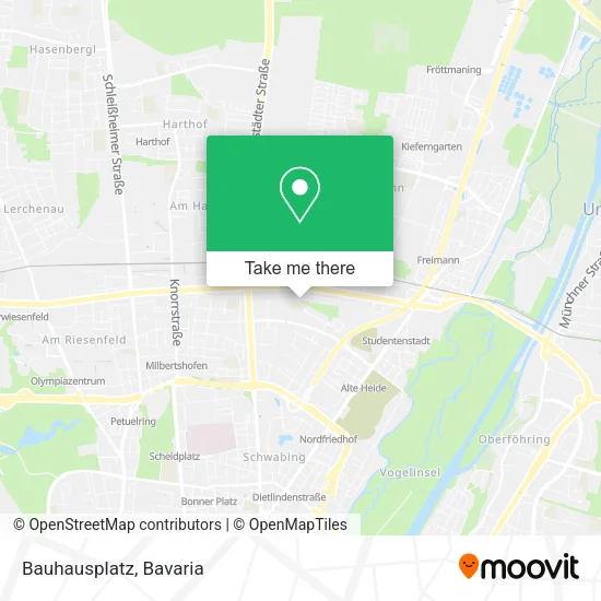 Bauhausplatz map