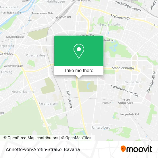 Карта Annette-von-Aretin-Straße