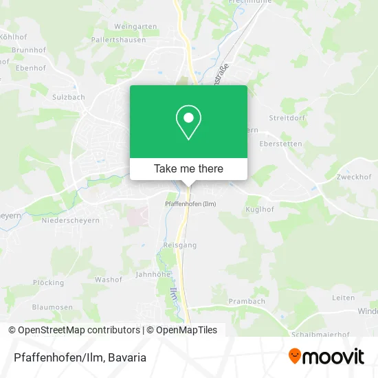Карта Pfaffenhofen/Ilm