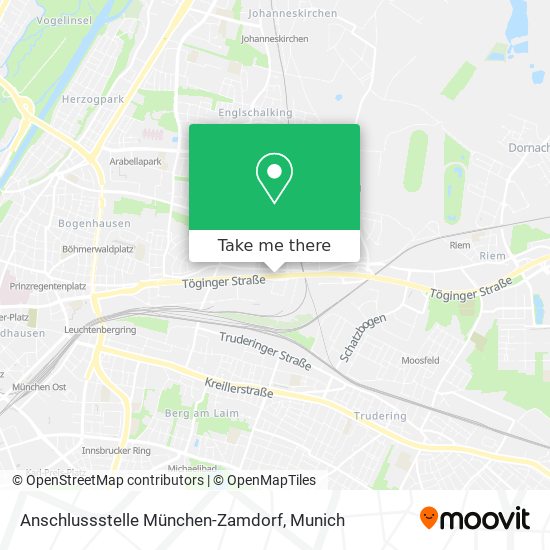 Anschlussstelle München-Zamdorf map