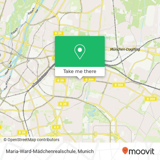 Maria-Ward-Mädchenrealschule map