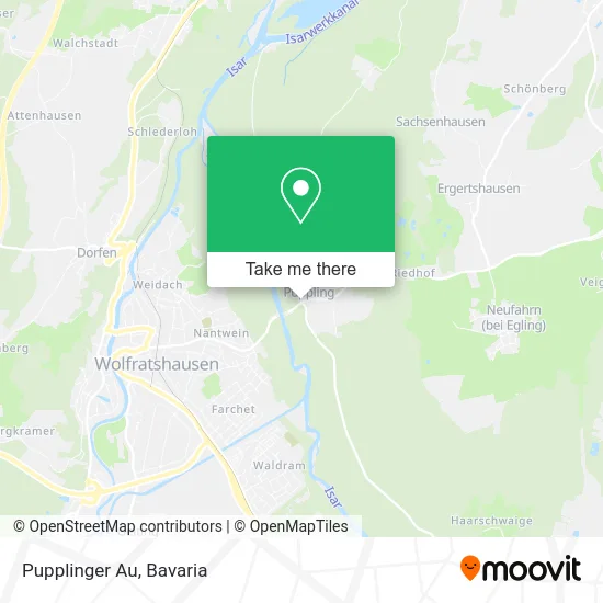 Карта Pupplinger Au