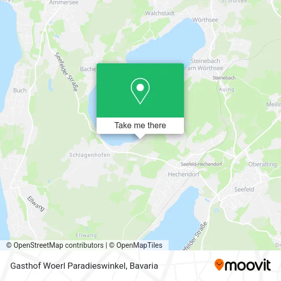 Карта Gasthof Woerl Paradieswinkel