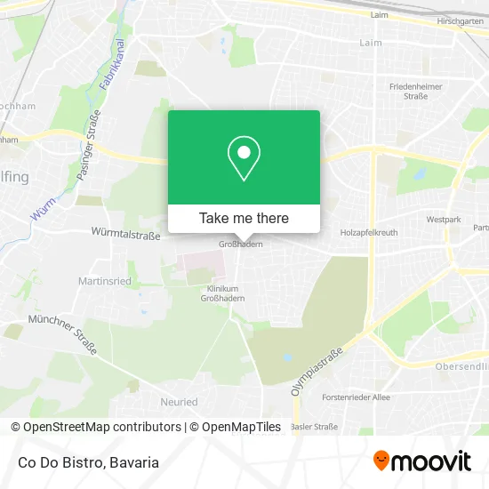 Карта Co Do Bistro