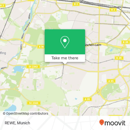 REWE map