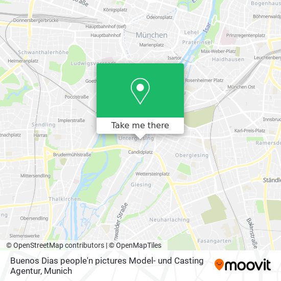 Buenos Dias people'n pictures Model- und Casting Agentur map