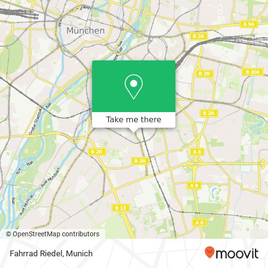 Fahrrad Riedel map