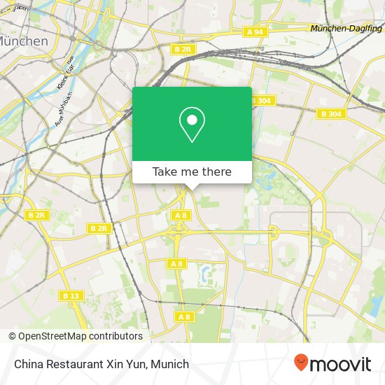 Карта China Restaurant Xin Yun