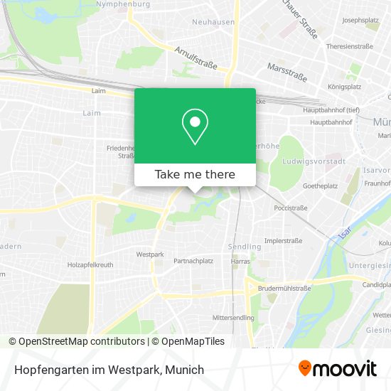 Hopfengarten im Westpark map