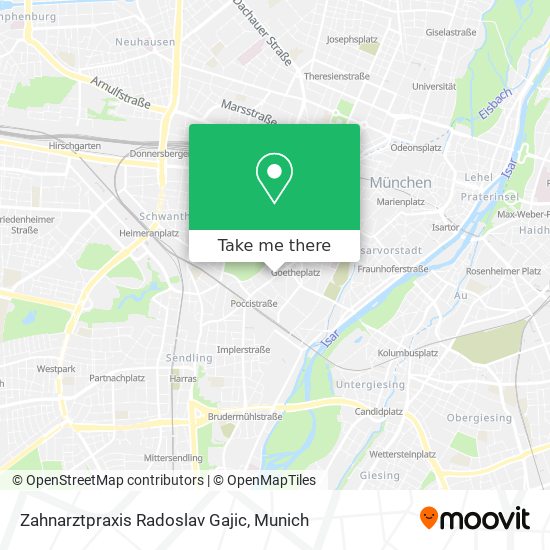 Zahnarztpraxis Radoslav Gajic map