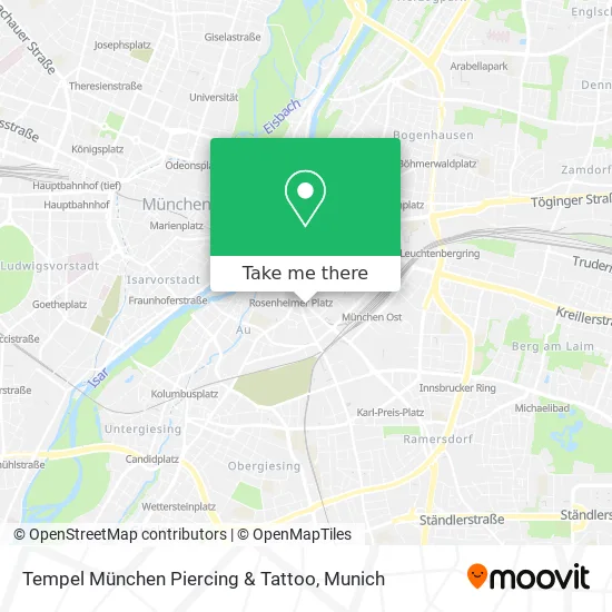 Карта Tempel München Piercing & Tattoo