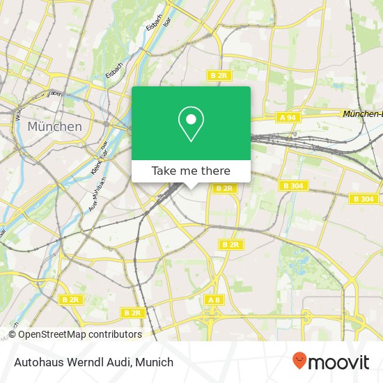 Autohaus Werndl Audi map