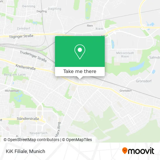 Карта KiK Filiale