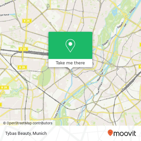 Tybas Beauty map