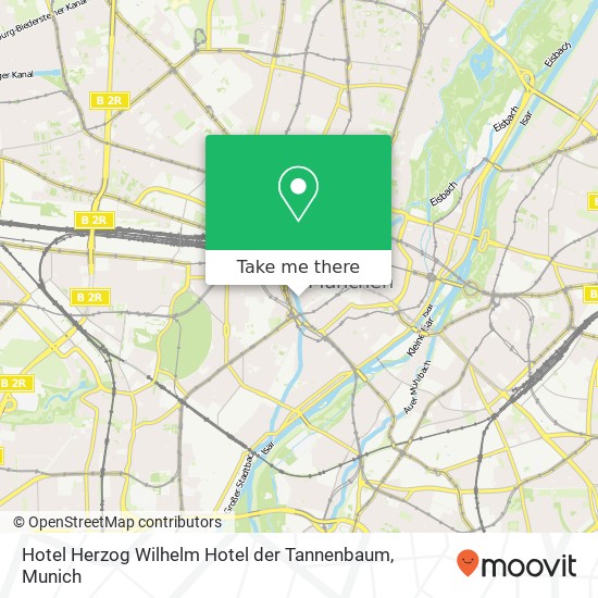 Hotel Herzog Wilhelm Hotel der Tannenbaum map