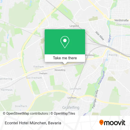 Econtel Hotel München map