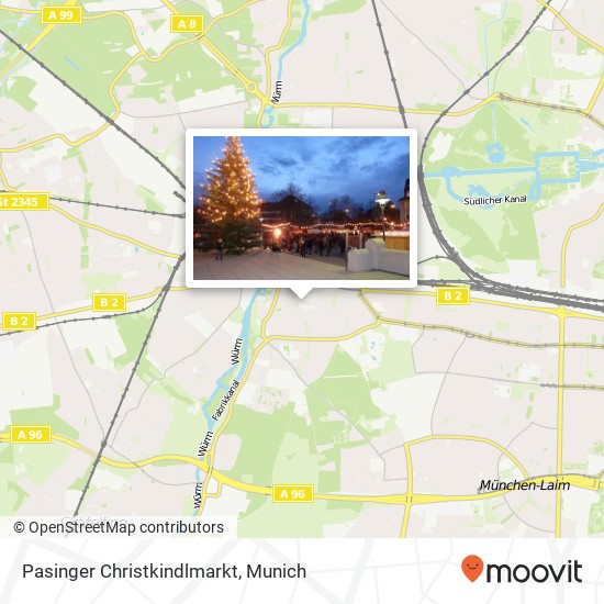 Pasinger Christkindlmarkt map