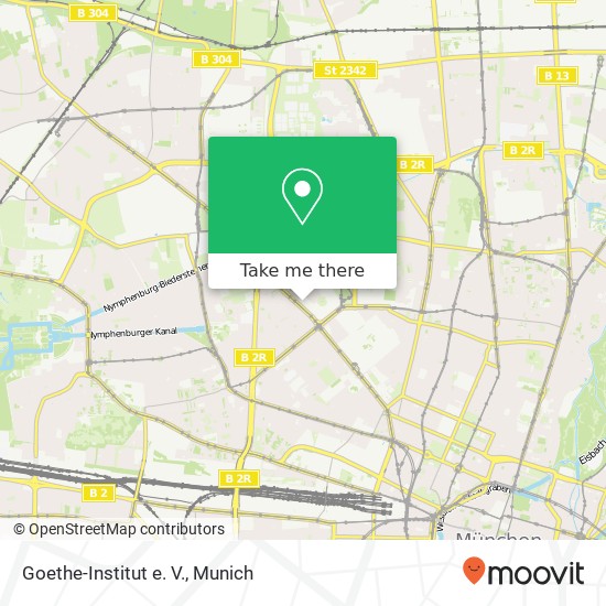 Goethe-Institut e. V. map