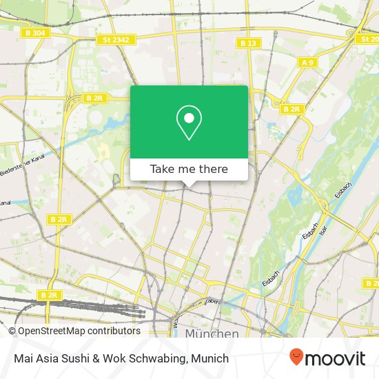 Mai Asia Sushi & Wok Schwabing map