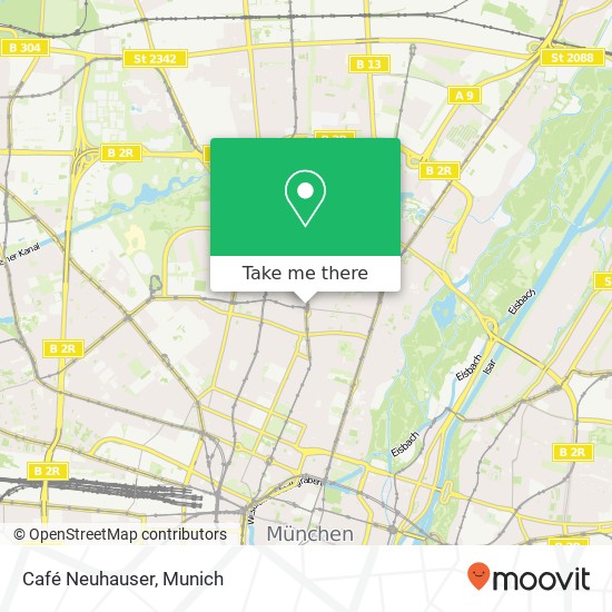 Café Neuhauser map