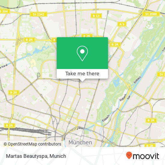 Martas Beautyspa map