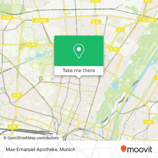 Max-Emanuel-Apotheke map