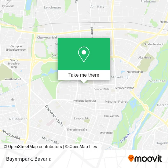 Bayernpark map