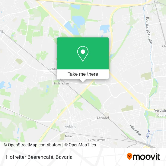 Карта Hofreiter Beerencafé