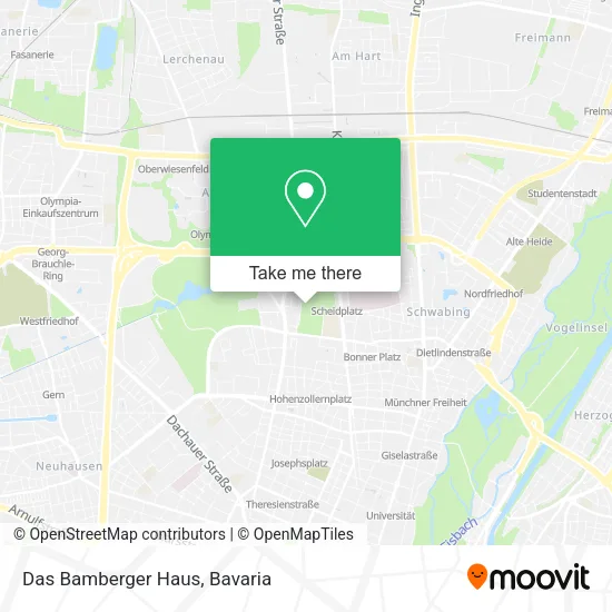 Карта Das Bamberger Haus