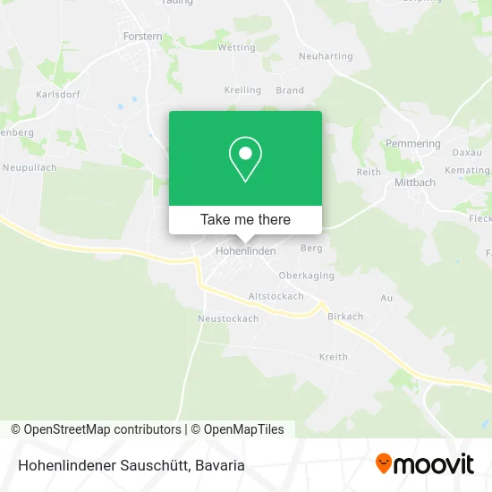 Карта Hohenlindener Sauschütt