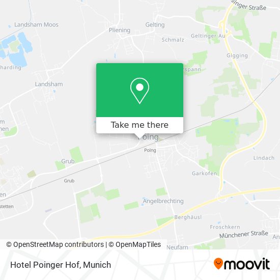 Hotel Poinger Hof map