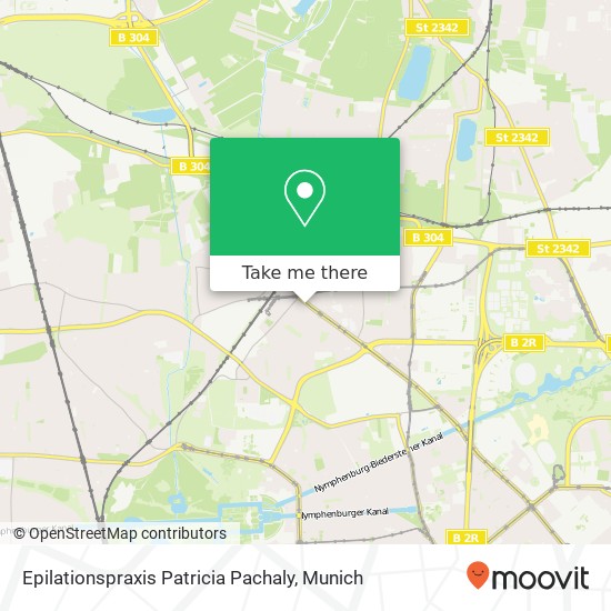 Epilationspraxis Patricia Pachaly map