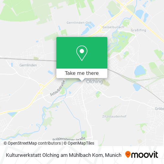 Kulturwerkstatt Olching am Mühlbach Kom map