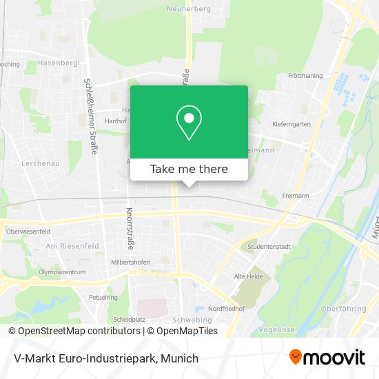 V-Markt Euro-Industriepark map