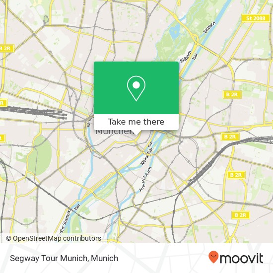 Карта Segway Tour Munich